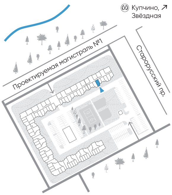 Расположение дома
