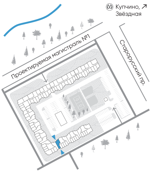 Расположение дома