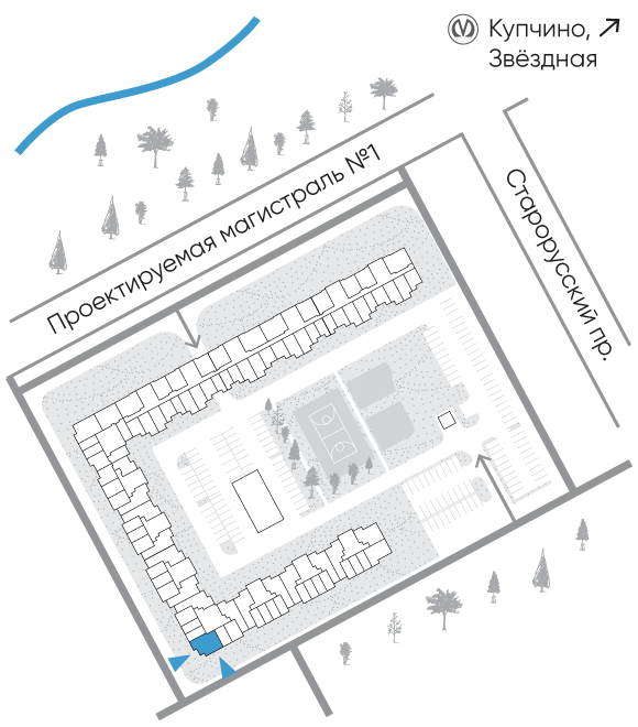 Расположение дома