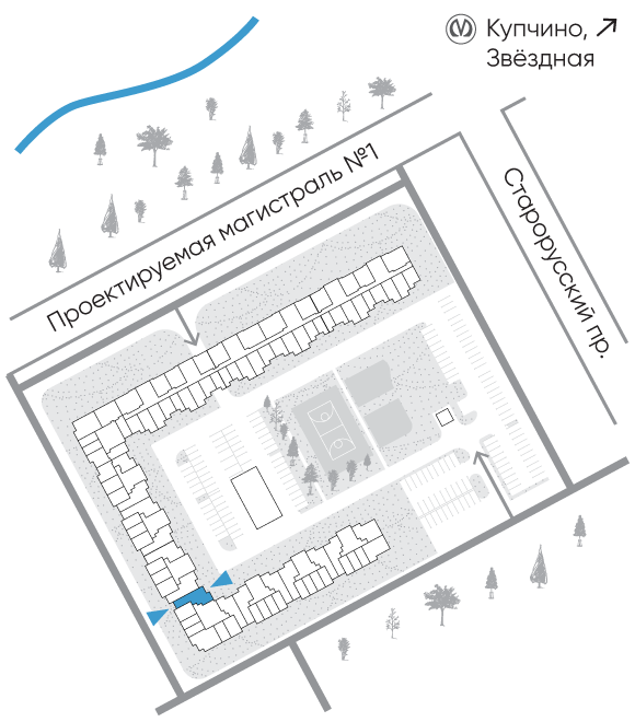 Расположение дома