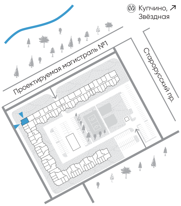Расположение дома