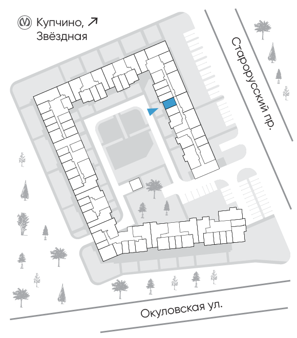 Расположение дома