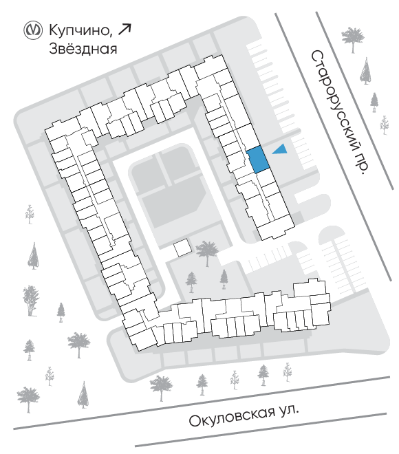 Расположение дома