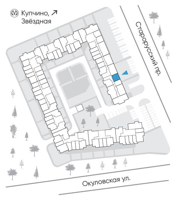 Расположение дома