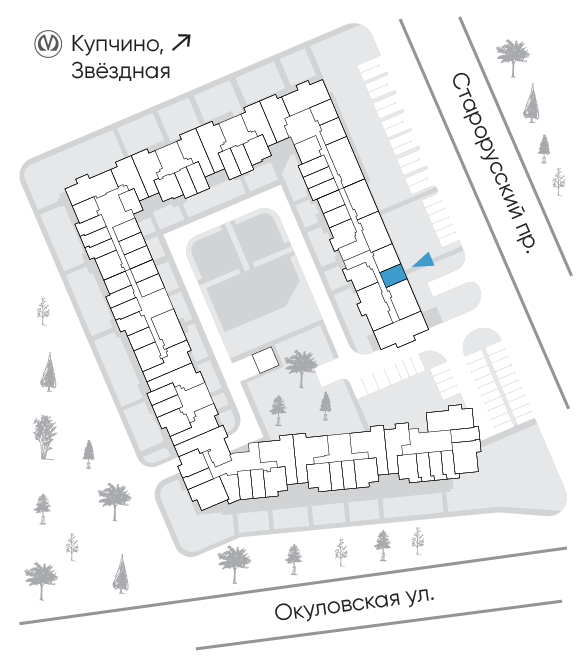 Расположение дома