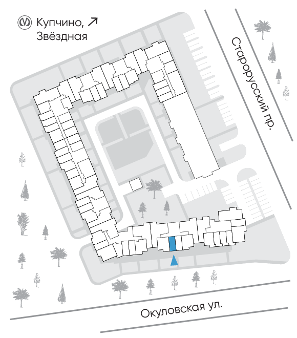 Расположение дома