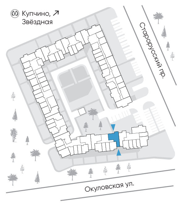 Расположение дома