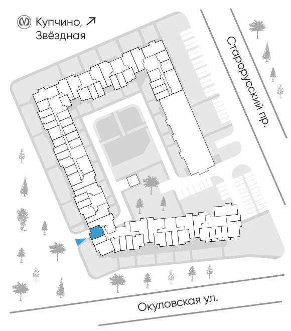 Расположение дома