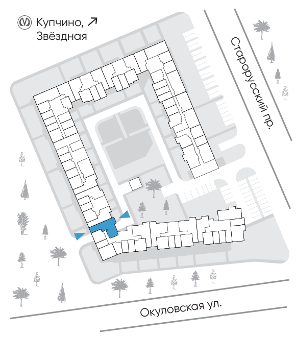 Расположение дома