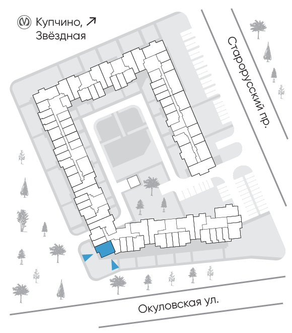 Расположение дома