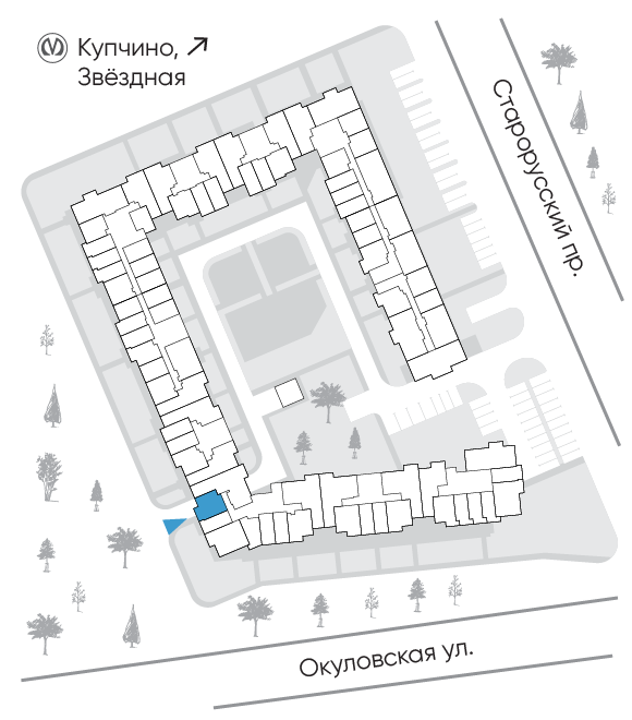 Расположение дома