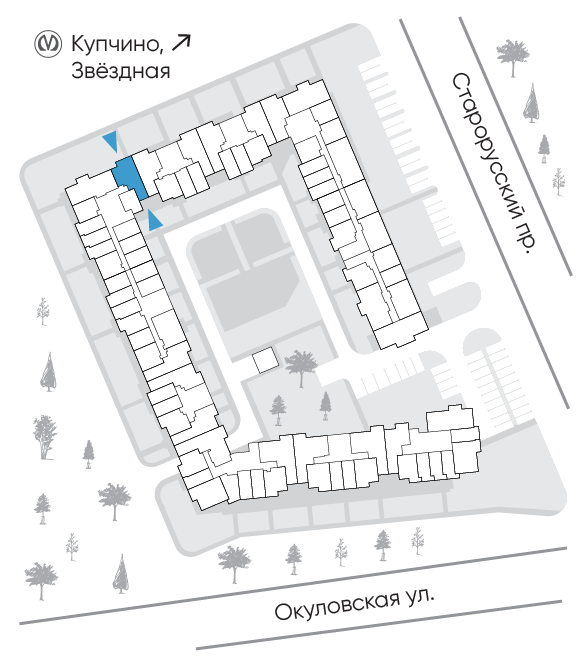 Расположение дома