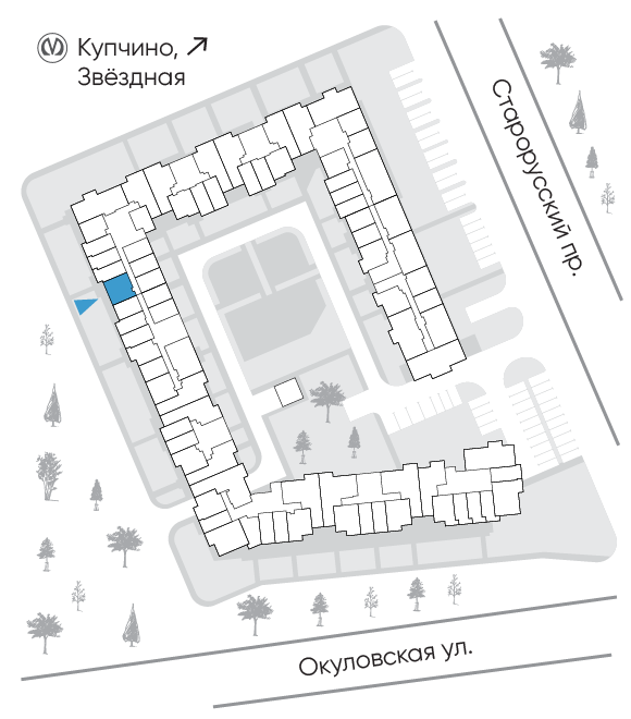 Расположение дома