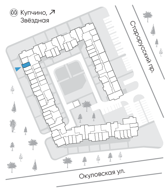 Расположение дома