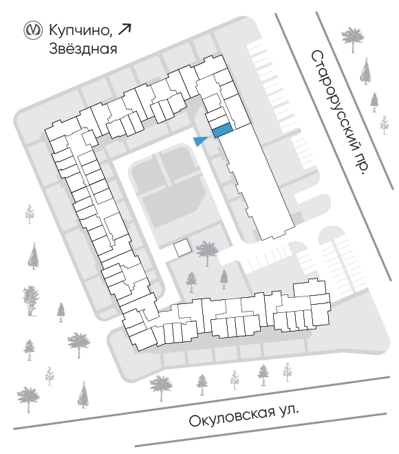 Расположение дома