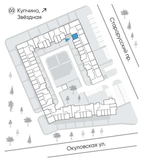 Расположение дома