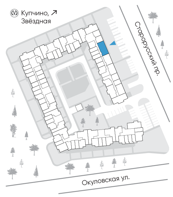 Расположение дома