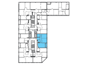 Квартира №100030 на этаже