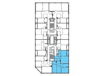 Квартира №100282 на этаже