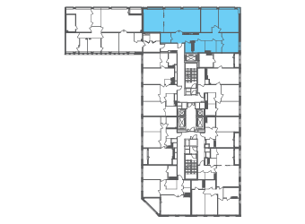 Квартира №100201 на этаже