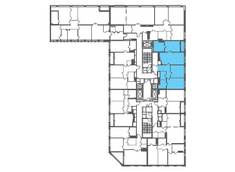 Квартира №100204 на этаже