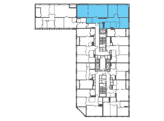 Квартира №100210 на этаже