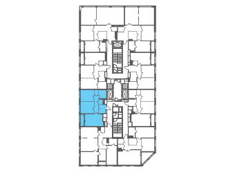 Квартира №100494 на этаже
