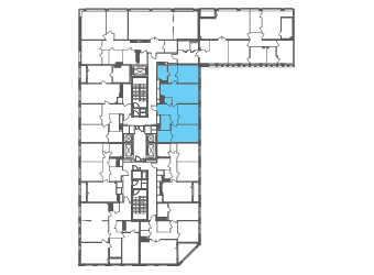 Квартира №100361 на этаже