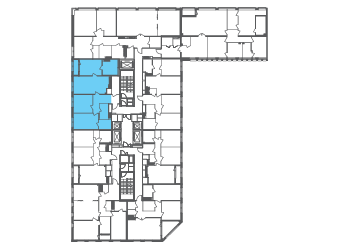 Квартира №100366 на этаже