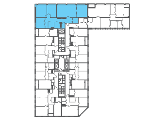 Квартира №100369 на этаже