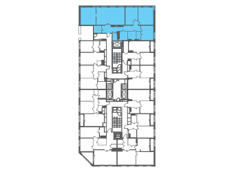 Квартира №100556 на этаже