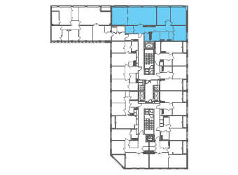 Квартира №100567 на этаже