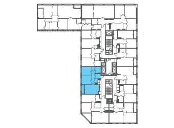 Квартира №100565 на этаже