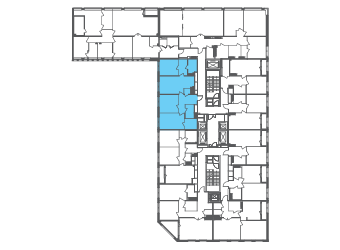 Квартира №100566 на этаже