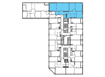Квартира №100578 на этаже