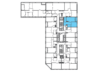 Квартира №100570 на этаже