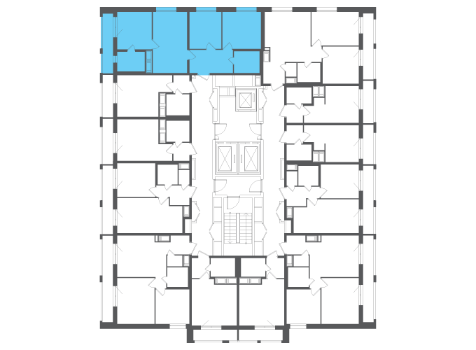 Квартира №104766 на этаже