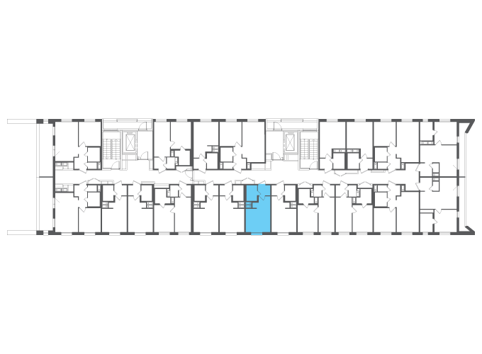 Квартира №104911 на этаже