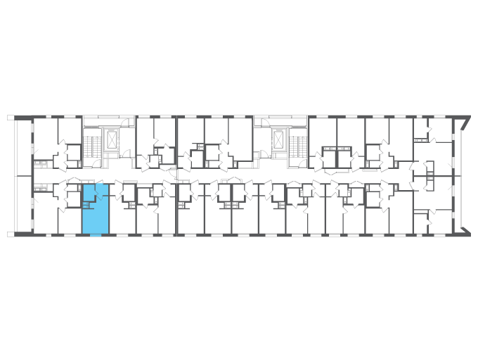 Квартира №104938 на этаже