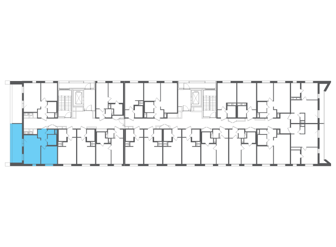 Квартира №104939 на этаже