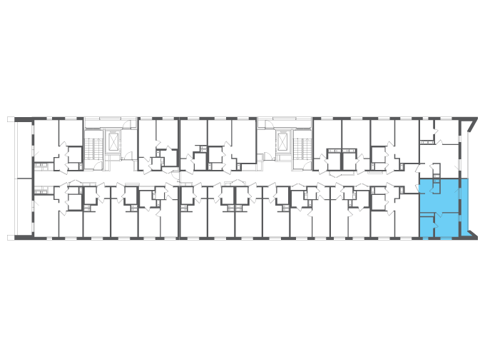 Квартира №104927 на этаже