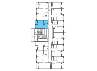 Квартира №101862 на этаже