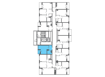 Квартира №101828 на этаже