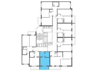 Квартира №103885 на этаже