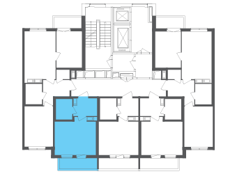 Квартира №103949 на этаже