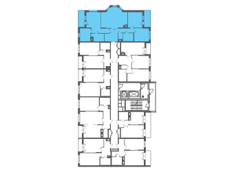 Квартира №107672 на этаже