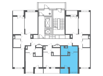 Квартира №107091 на этаже