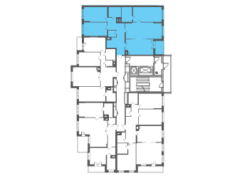 Квартира №107194 на этаже