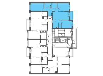 Квартира №107289 на этаже