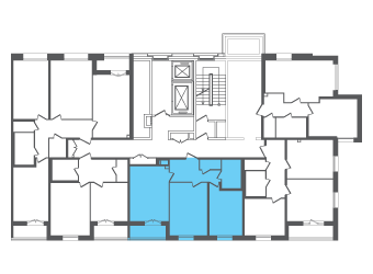 Квартира №109587 на этаже